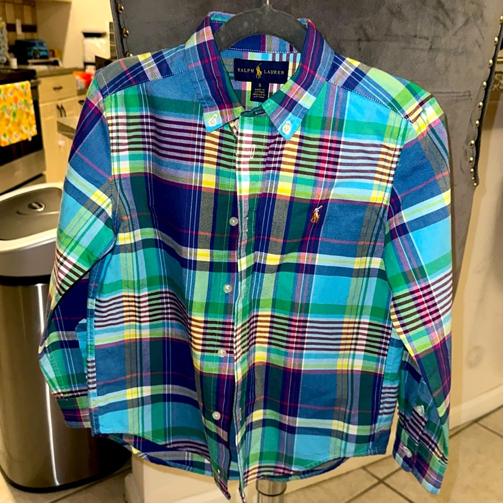 Boys Polo Button Down Shirt